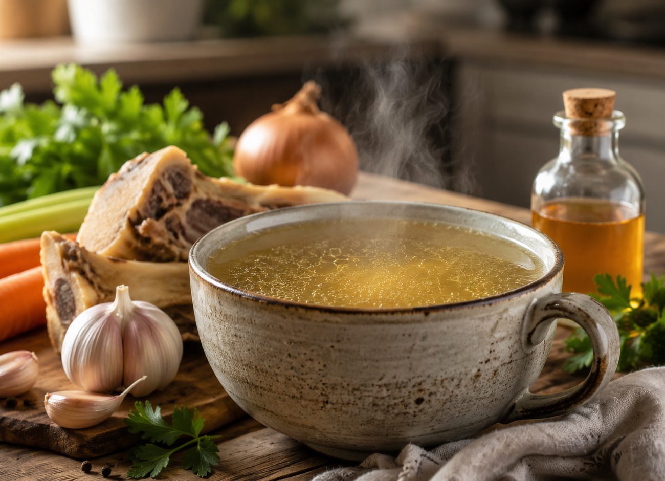 Caldo de Huesos Para Problemas Articulares y Otros Muchos Beneficios