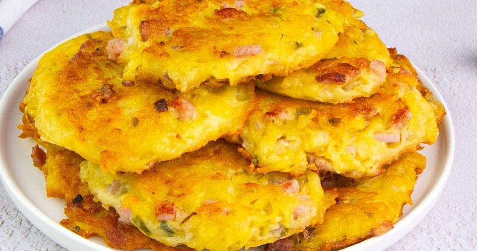 Tortitas de Patata y Jamón: ¡un plato rápido y sabroso!