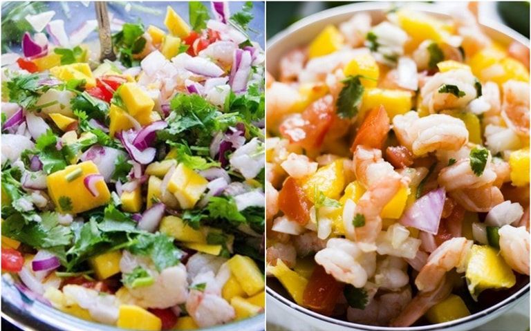 El Ceviche de Camarón y Mango