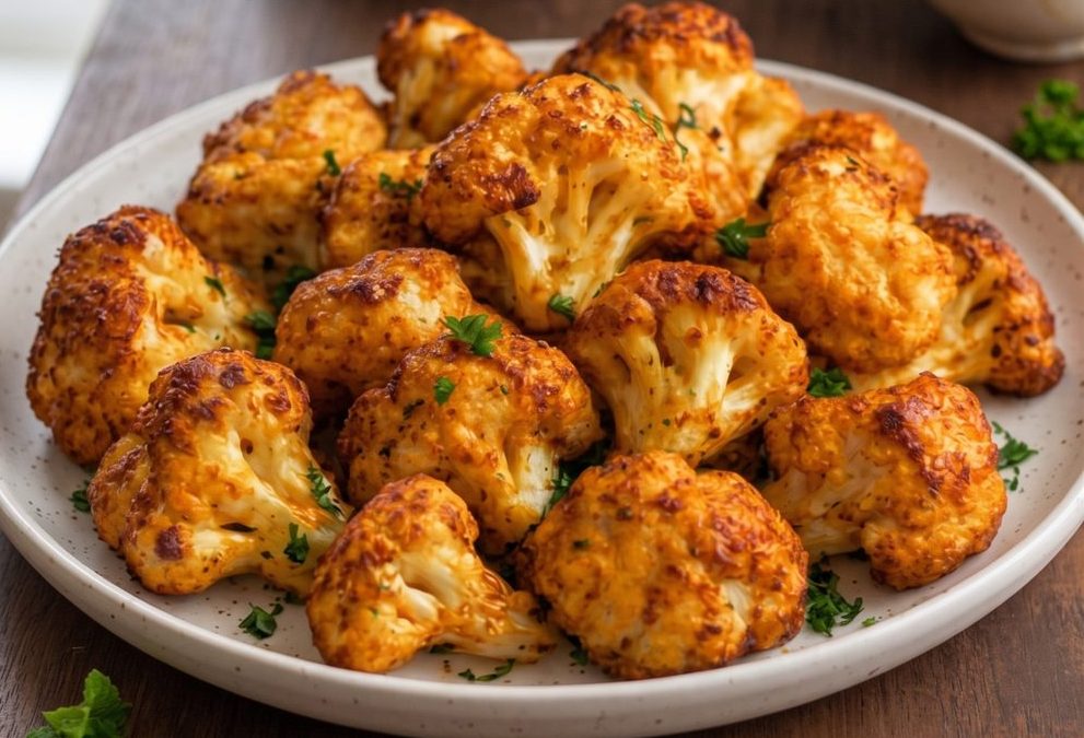 Coliflor Crujiente y Sabrosa en Freidor de Aire Fácil y Rápida