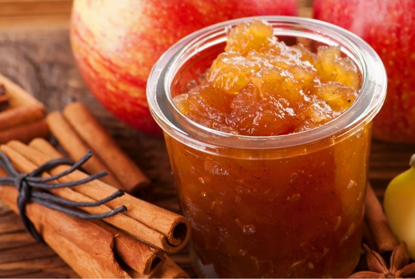 Mermelada de Manzana y Canela sin un gramo de azúcar