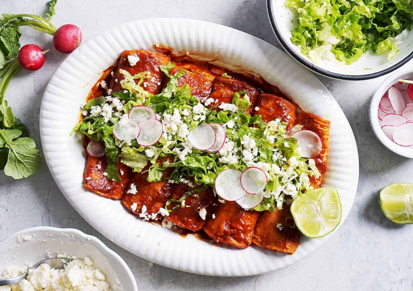 ¡Sabor Auténtico Mexicano! Enchiladas Rojas: La Receta Que Te Transportará a las Cocinas Tradicionales