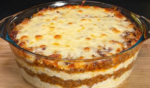 🌟 🍝✨ Pasta al Horno: Deliciosa Combinación de Carne Molida y Salsa Blanca en Solo 10 Minutos 🍝