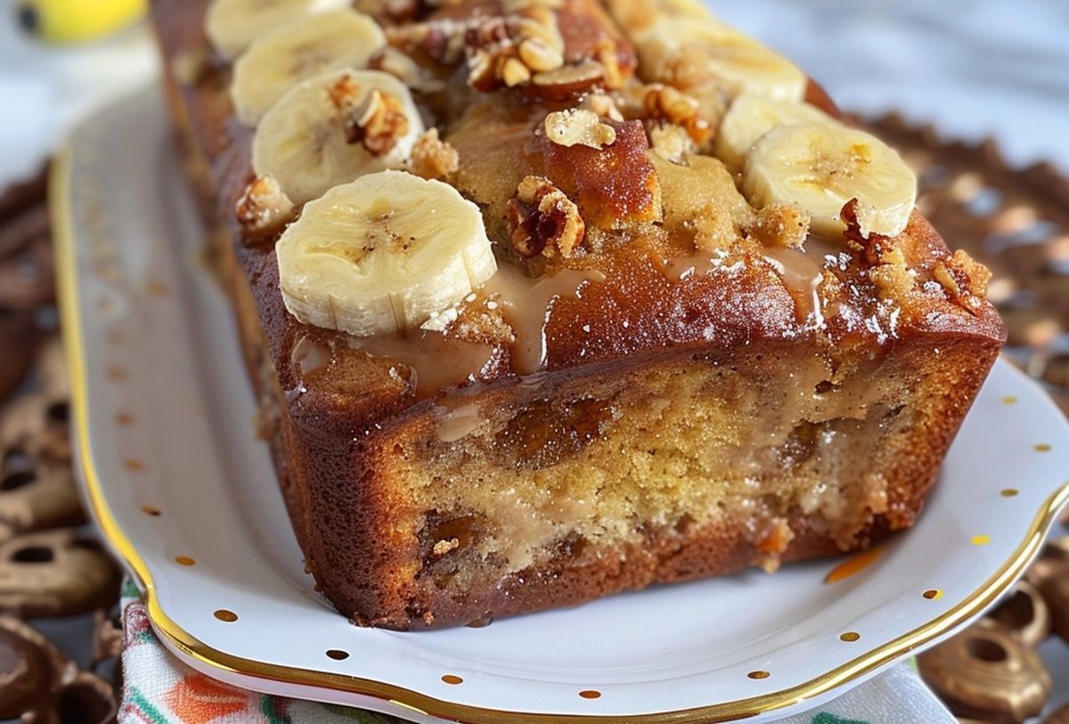 ¡Pan de Plátano Esponjoso que Hará que tu Cocina Huela de Maravilla! 🍌🍞