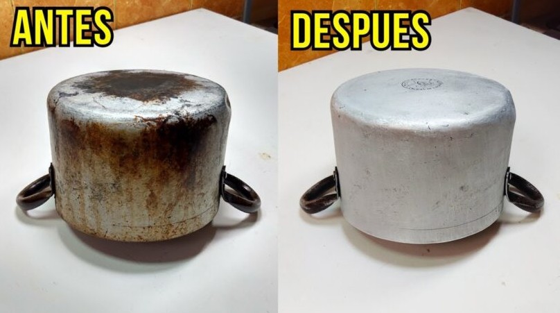 Cómo limpiar Ollas quemadas al instante con un ingrediente secreto