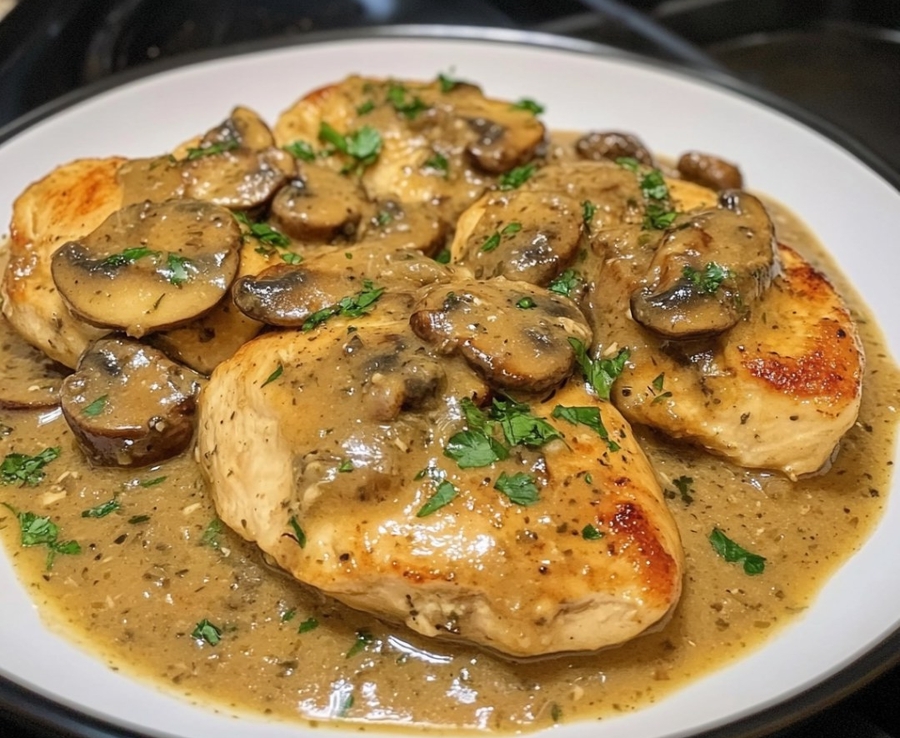 Pechuga de Pollo en Salsa de Champiñones: ¡Cremosa y Deliciosa en 30 Minutos!