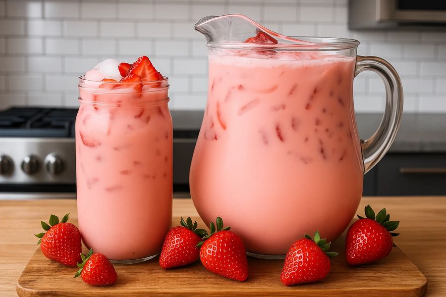 La Bebida de Fresa Más Cremosa y Deliciosa