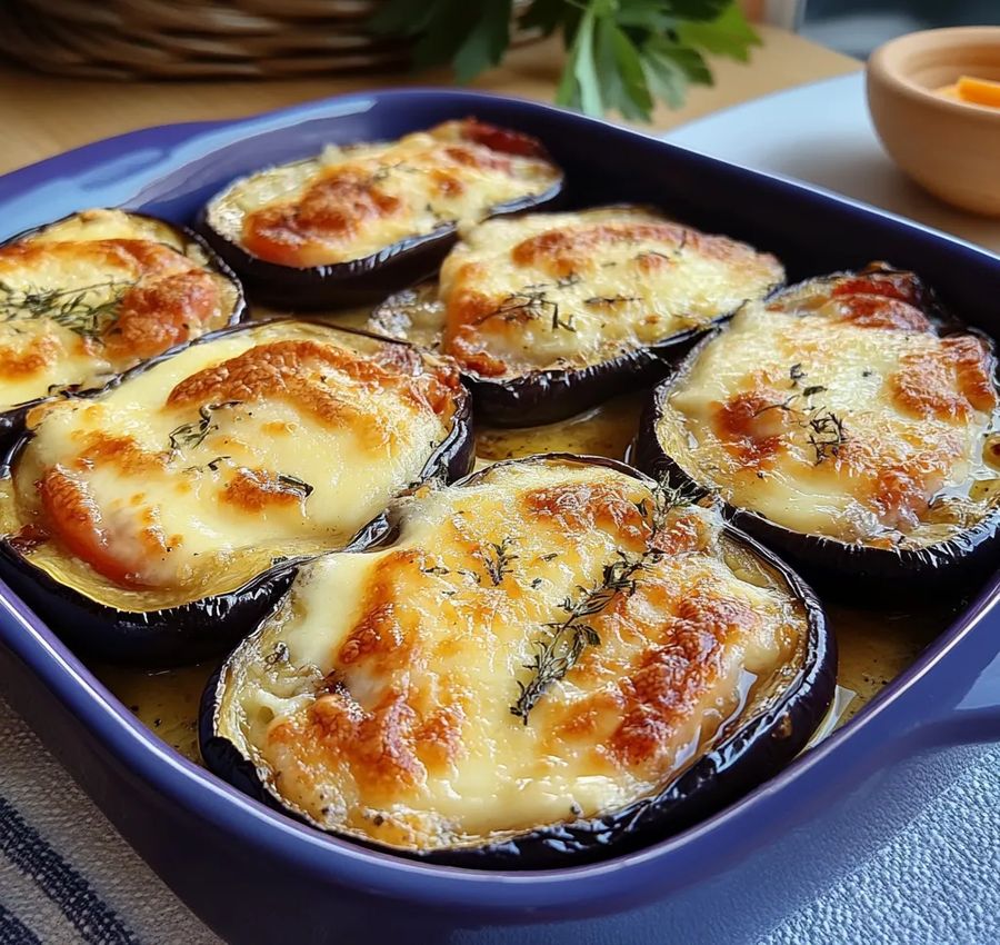 ¡Berenjenas al Horno con Queso! Un Plato Cremoso y Delicioso que No Puedes Perderte