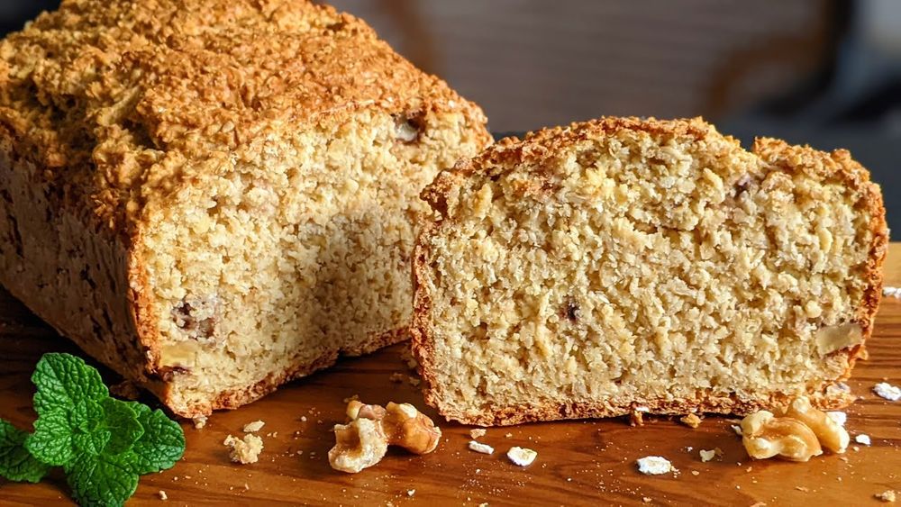 ¡Pan de Avena Sin Gluten y Súper Saludable! Fácil, Nutritivo y Delicioso