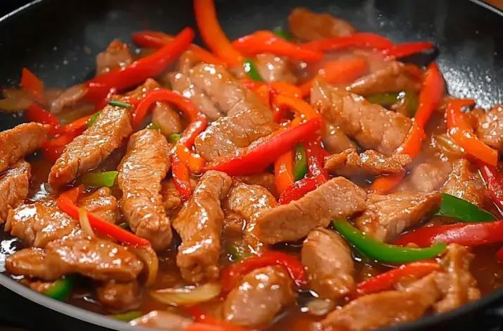 Salteado de Carne con Pimientos: Una Receta Rápida y Deliciosa
