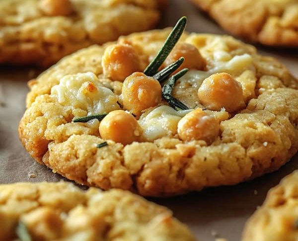 Galletas Crujientes de Garbanzo, Parmesano y Albahaca: ¡Irresistibles y Saludables!