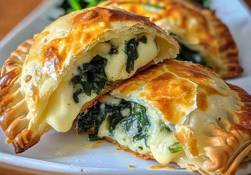 Empanadas de Espinacas y Queso – Crujientes por fuera, cremosas por dentro