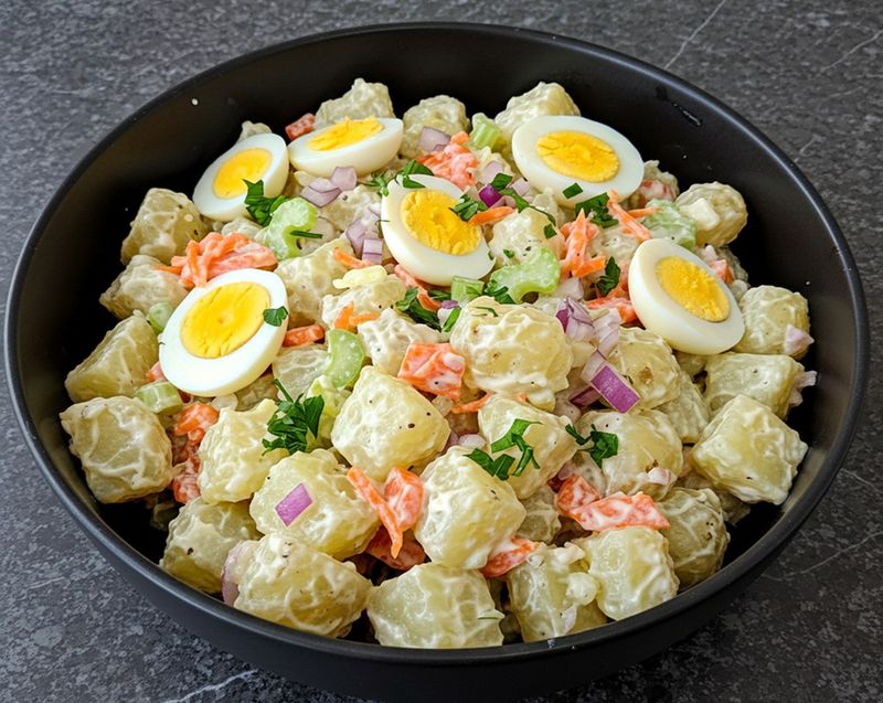 ¡Ensalada de Patata Casera! Refrescante, Cremosa y Llena de Sabor