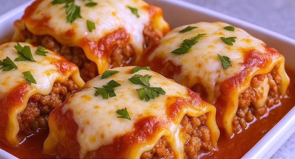 Lasaña cremosa con puré y carne molida 😋 ¡Un plato casero con sabor irresistible!