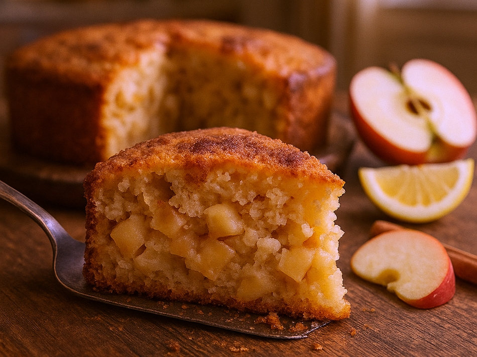 ¡Torta de Manzana que se Derrite en la Boca! Delicia Casera, Fácil y Perfecta para Cualquier Momento