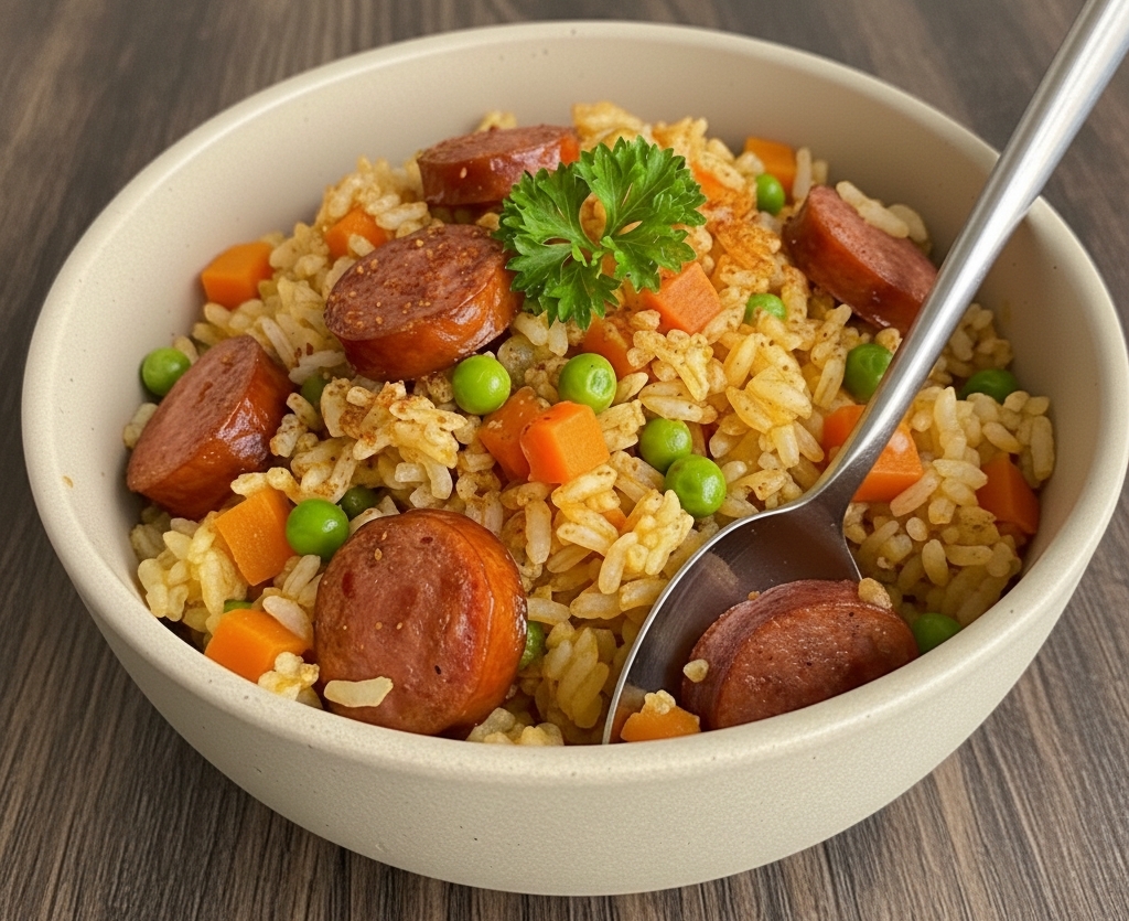 ¡Descubre la Receta de Arroz con Salchichas Más Fácil y Deliciosa que Conquistará tu Mesa!