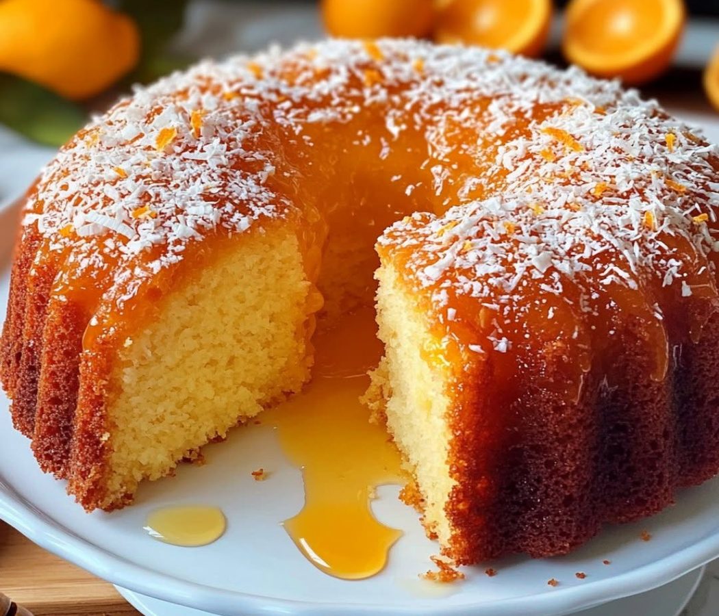 Torta de Naranja Casera 🍊: Receta Fácil, Esponjosa y Llena de Sabor Natural