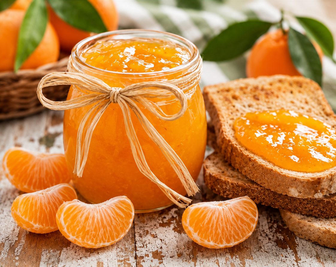 🍊 Mermelada Casera de Mandarina: La Receta Fácil, Económica y Rendidora que Perfuma Toda la Cocina