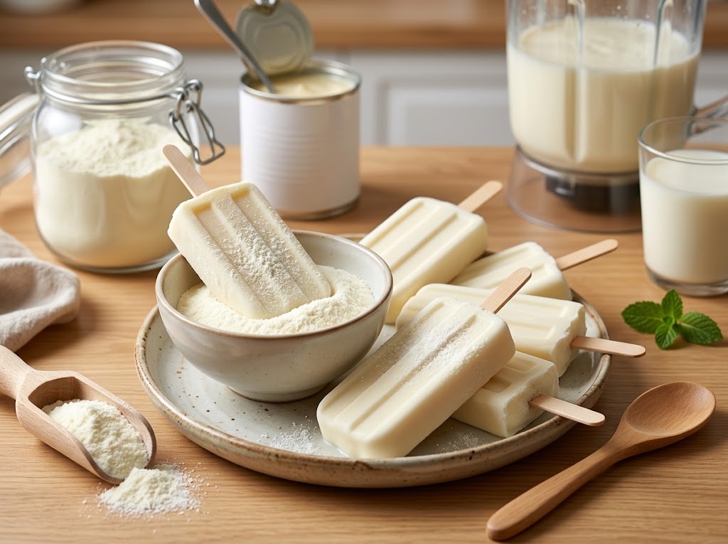 Paletas de Helado de Leche Condensada: La Receta Más Cremosa y Fácil